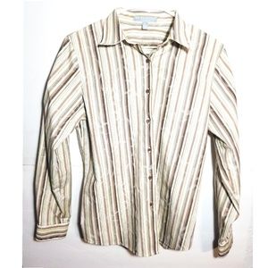 Foxcroft long sleeve blouse